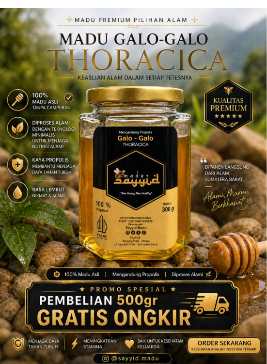 Produk best seller Madu Galo-Galo Thoracica