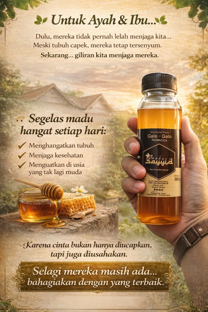 Madu untuk Ayah dan Ibu